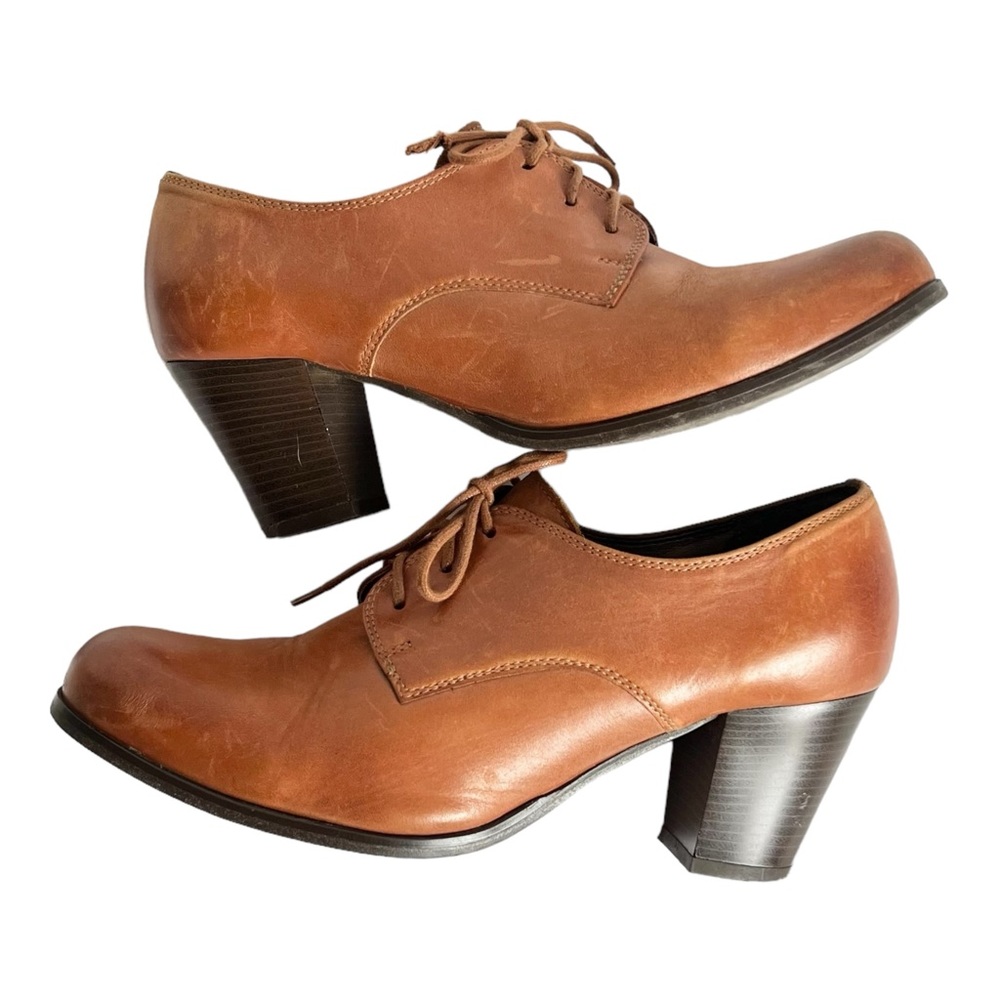 Brown Leather Ankle Boots - Picture 5 of 12